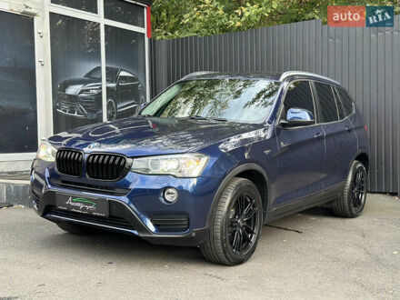 Синій БМВ Х3, об'ємом двигуна 2 л та пробігом 107 тис. км за 18500 $, фото 1 на Automoto.ua