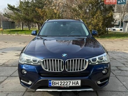 Синий БМВ Х3, объемом двигателя 2 л и пробегом 94 тыс. км за 21200 $, фото 1 на Automoto.ua
