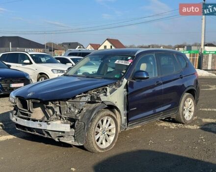 Синий БМВ Х3, объемом двигателя 2 л и пробегом 212 тыс. км за 10300 $, фото 1 на Automoto.ua