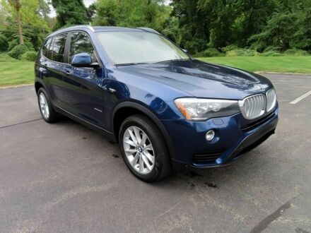 Синий БМВ Х3, объемом двигателя 2 л и пробегом 56 тыс. км за 9100 $, фото 1 на Automoto.ua