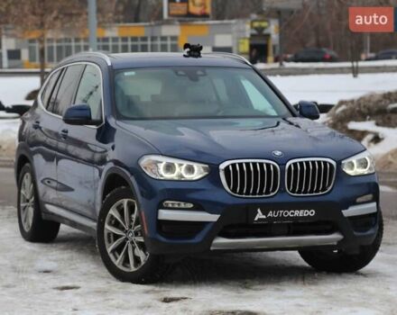 Синий БМВ Х3, объемом двигателя 2 л и пробегом 83 тыс. км за 29900 $, фото 1 на Automoto.ua