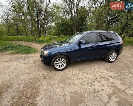 Синий БМВ Х3, объемом двигателя 2 л и пробегом 178 тыс. км за 11700 $, фото 1 на Automoto.ua