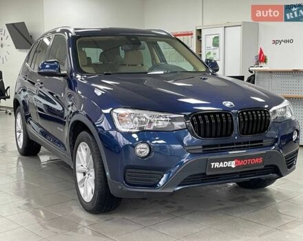 Синий БМВ Х3, объемом двигателя 2 л и пробегом 180 тыс. км за 14990 $, фото 1 на Automoto.ua