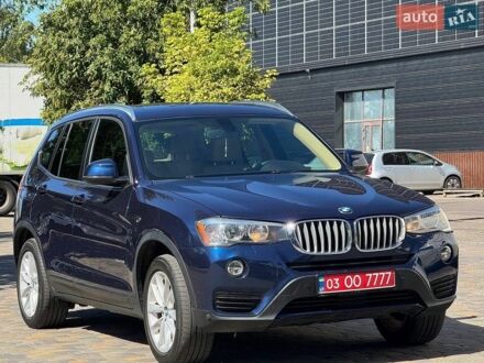 Синий БМВ Х3, объемом двигателя 2 л и пробегом 200 тыс. км за 14700 $, фото 1 на Automoto.ua