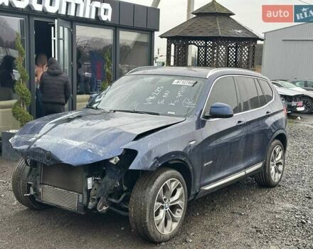 Синий БМВ Х3, объемом двигателя 2 л и пробегом 175 тыс. км за 10900 $, фото 1 на Automoto.ua