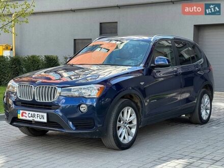 Синий БМВ Х3, объемом двигателя 2 л и пробегом 137 тыс. км за 15700 $, фото 1 на Automoto.ua