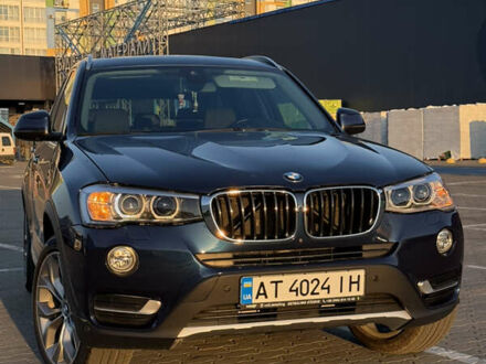 Синий БМВ Х3, объемом двигателя 3 л и пробегом 118 тыс. км за 19500 $, фото 1 на Automoto.ua