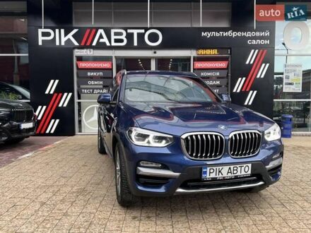 Синий БМВ Х3, объемом двигателя 2 л и пробегом 77 тыс. км за 29900 $, фото 1 на Automoto.ua