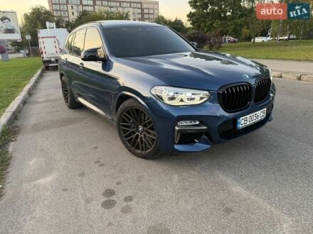 Синій БМВ Х3, об'ємом двигуна 3 л та пробігом 45 тис. км за 44500 $, фото 1 на Automoto.ua