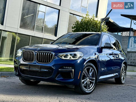 Синий БМВ Х3, объемом двигателя 3 л и пробегом 93 тыс. км за 37900 $, фото 1 на Automoto.ua