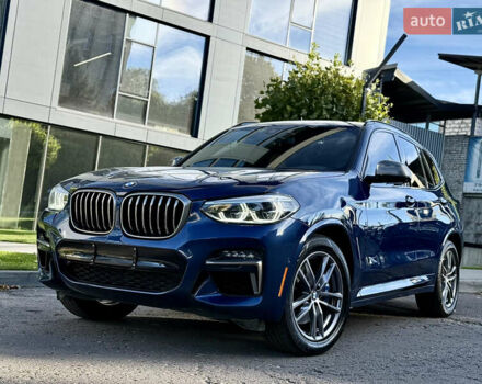 Синий БМВ Х3, объемом двигателя 3 л и пробегом 93 тыс. км за 37900 $, фото 1 на Automoto.ua