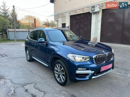 Синий БМВ Х3, объемом двигателя 2 л и пробегом 129 тыс. км за 27500 $, фото 1 на Automoto.ua