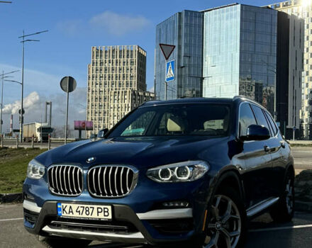 Синий БМВ Х3, объемом двигателя 2 л и пробегом 93 тыс. км за 33000 $, фото 1 на Automoto.ua