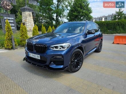 Синій БМВ Х3, об'ємом двигуна 2 л та пробігом 49 тис. км за 35999 $, фото 1 на Automoto.ua