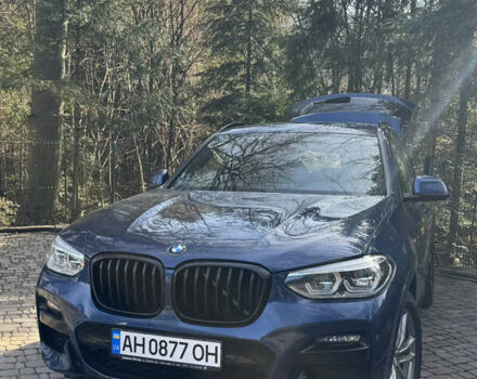 Синий БМВ Х3, объемом двигателя 2 л и пробегом 69 тыс. км за 41590 $, фото 1 на Automoto.ua