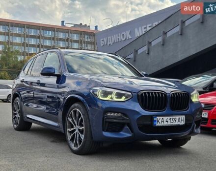 Синий БМВ Х3, объемом двигателя 3 л и пробегом 200 тыс. км за 32800 $, фото 1 на Automoto.ua