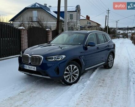 Синій БМВ Х3, об'ємом двигуна 2 л та пробігом 106 тис. км за 37599 $, фото 1 на Automoto.ua