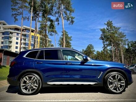 Синий БМВ Х3, объемом двигателя 2 л и пробегом 19 тыс. км за 49500 $, фото 1 на Automoto.ua