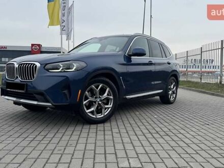 БМВ Х3 2022 в Львове на Automoto.ua Синий БМВ Х3, объемом двигателя 2 л и пробегом 48 тыс. км за 39950 $, фото 1 на Automoto.ua