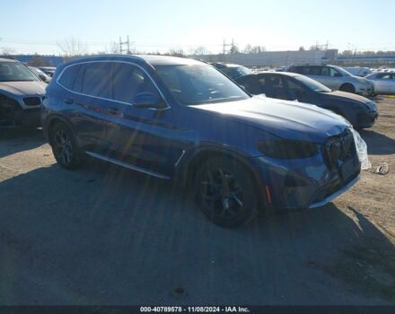 Синий БМВ Х3, объемом двигателя 2 л и пробегом 108 тыс. км за 27000 $, фото 1 на Automoto.ua