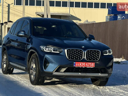 Синій БМВ Х3, об'ємом двигуна 2 л та пробігом 52 тис. км за 33900 $, фото 1 на Automoto.ua