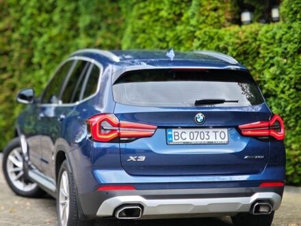 Синій БМВ Х3, об'ємом двигуна 2 л та пробігом 31 тис. км за 48000 $, фото 1 на Automoto.ua