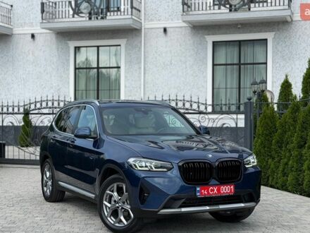 Синій БМВ Х3, об'ємом двигуна 2 л та пробігом 71 тис. км за 39500 $, фото 1 на Automoto.ua