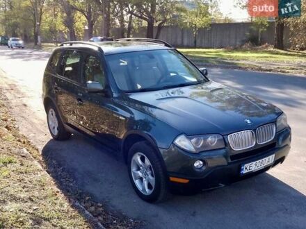 БМВ Х3 2007 в Днепре (Днепропетровске) на Automoto.ua Зеленый БМВ Х3, объемом двигателя 3 л и пробегом 368 тыс. км за 9800 $, фото 1 на Automoto.ua