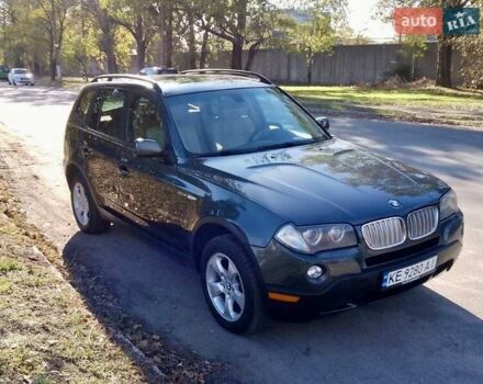 Зеленый БМВ Х3, объемом двигателя 3 л и пробегом 368 тыс. км за 9800 $, фото 1 на Automoto.ua