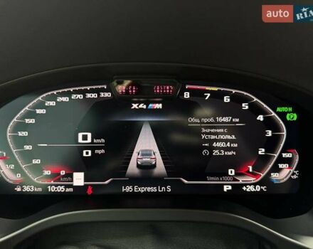 Синий БМВ X4 M, объемом двигателя 2.99 л и пробегом 20 тыс. км за 79000 $, фото 14 на Automoto.ua