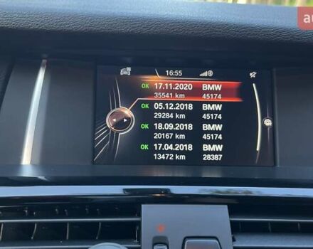 Черный БМВ Х4, объемом двигателя 2 л и пробегом 95 тыс. км за 26500 $, фото 33 на Automoto.ua