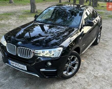 Черный БМВ Х4, объемом двигателя 2 л и пробегом 95 тыс. км за 26500 $, фото 4 на Automoto.ua
