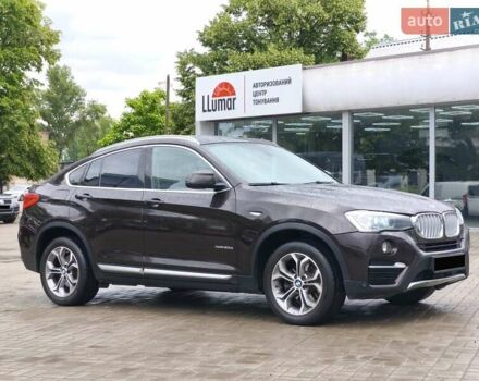 Коричневый БМВ Х4, объемом двигателя 2 л и пробегом 182 тыс. км за 24900 $, фото 5 на Automoto.ua