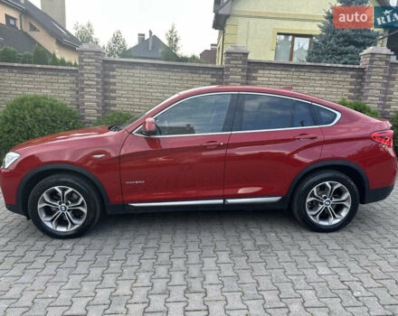 Красный БМВ Х4, объемом двигателя 2 л и пробегом 111 тыс. км за 29000 $, фото 2 на Automoto.ua