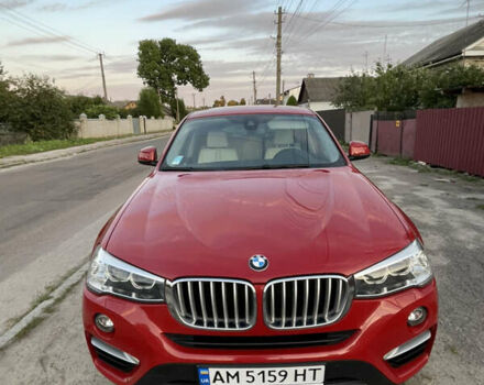 Червоний БМВ Х4, об'ємом двигуна 2 л та пробігом 176 тис. км за 25899 $, фото 1 на Automoto.ua