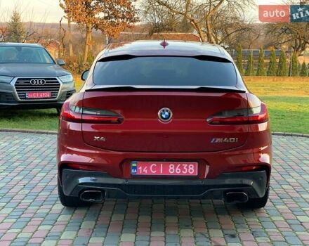 Красный БМВ Х4, объемом двигателя 3 л и пробегом 72 тыс. км за 42700 $, фото 1 на Automoto.ua
