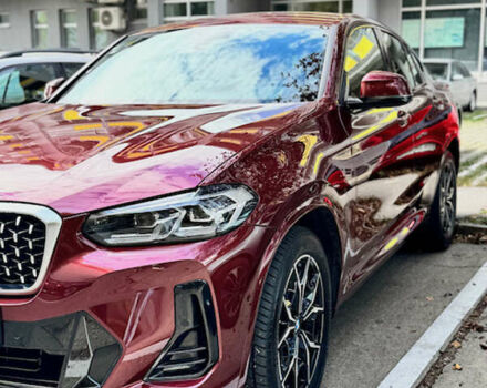 Красный БМВ Х4, объемом двигателя 2 л и пробегом 16 тыс. км за 58700 $, фото 1 на Automoto.ua