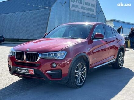 БМВ Х4 2015 в Львове на Automoto.ua Красный БМВ Х4, объемом двигателя 2 л и пробегом 136 тыс. км за 24890 $, фото 1 на Automoto.ua
