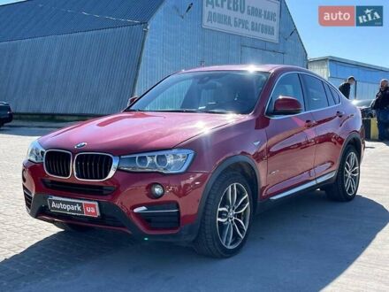 БМВ Х4 2015 в Львове на Automoto.ua Красный БМВ Х4, объемом двигателя 2 л и пробегом 136 тыс. км за 22990 $, фото 1 на Automoto.ua