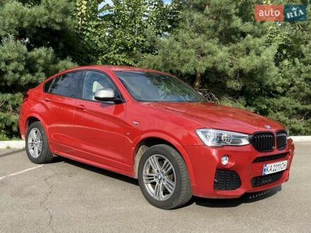 БМВ Х4 2016 в Киеве на Automoto.ua Красный БМВ Х4, объемом двигателя 2.98 л и пробегом 92 тыс. км за 21250 $, фото 1 на Automoto.ua