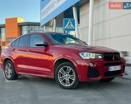 Красный БМВ Х4, объемом двигателя 3 л и пробегом 92 тыс. км за 18990 $, фото 1 на Automoto.ua