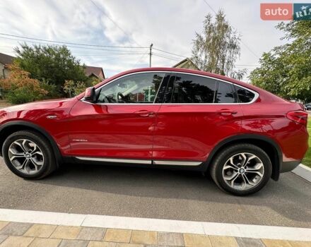 Красный БМВ Х4, объемом двигателя 2 л и пробегом 62 тыс. км за 27000 $, фото 1 на Automoto.ua