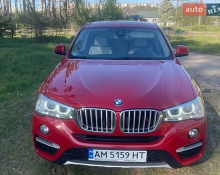 Красный БМВ Х4, объемом двигателя 2 л и пробегом 177 тыс. км за 24500 $, фото 1 на Automoto.ua