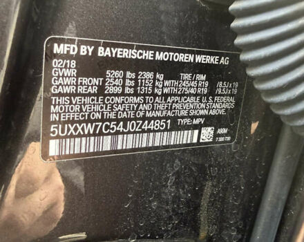 Серый БМВ Х4, объемом двигателя 3 л и пробегом 105 тыс. км за 27499 $, фото 8 на Automoto.ua