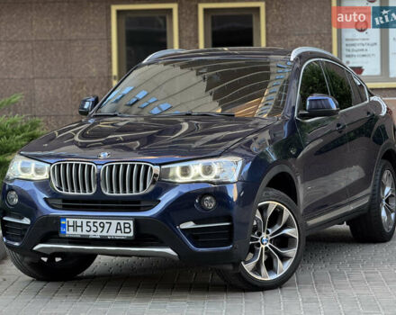 Синий БМВ Х4, объемом двигателя 2 л и пробегом 150 тыс. км за 24900 $, фото 2 на Automoto.ua