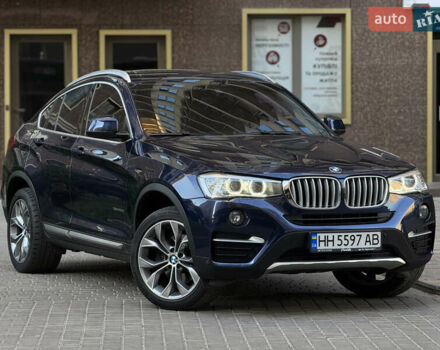 Синий БМВ Х4, объемом двигателя 2 л и пробегом 150 тыс. км за 24900 $, фото 5 на Automoto.ua