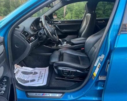 Синий БМВ Х4, объемом двигателя 3 л и пробегом 43 тыс. км за 8300 $, фото 9 на Automoto.ua