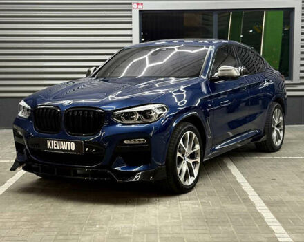 Синий БМВ Х4, объемом двигателя 3 л и пробегом 105 тыс. км за 39500 $, фото 3 на Automoto.ua
