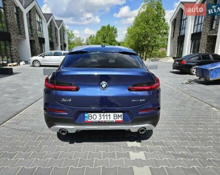 БМВ Х4 2019 в Тернополе на Automoto.ua Синий БМВ Х4, объемом двигателя 2 л и пробегом 84 тыс. км за 36000 $, фото 6 на Automoto.ua