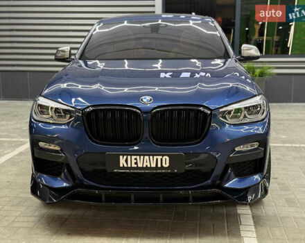 Синий БМВ Х4, объемом двигателя 3 л и пробегом 105 тыс. км за 39500 $, фото 1 на Automoto.ua